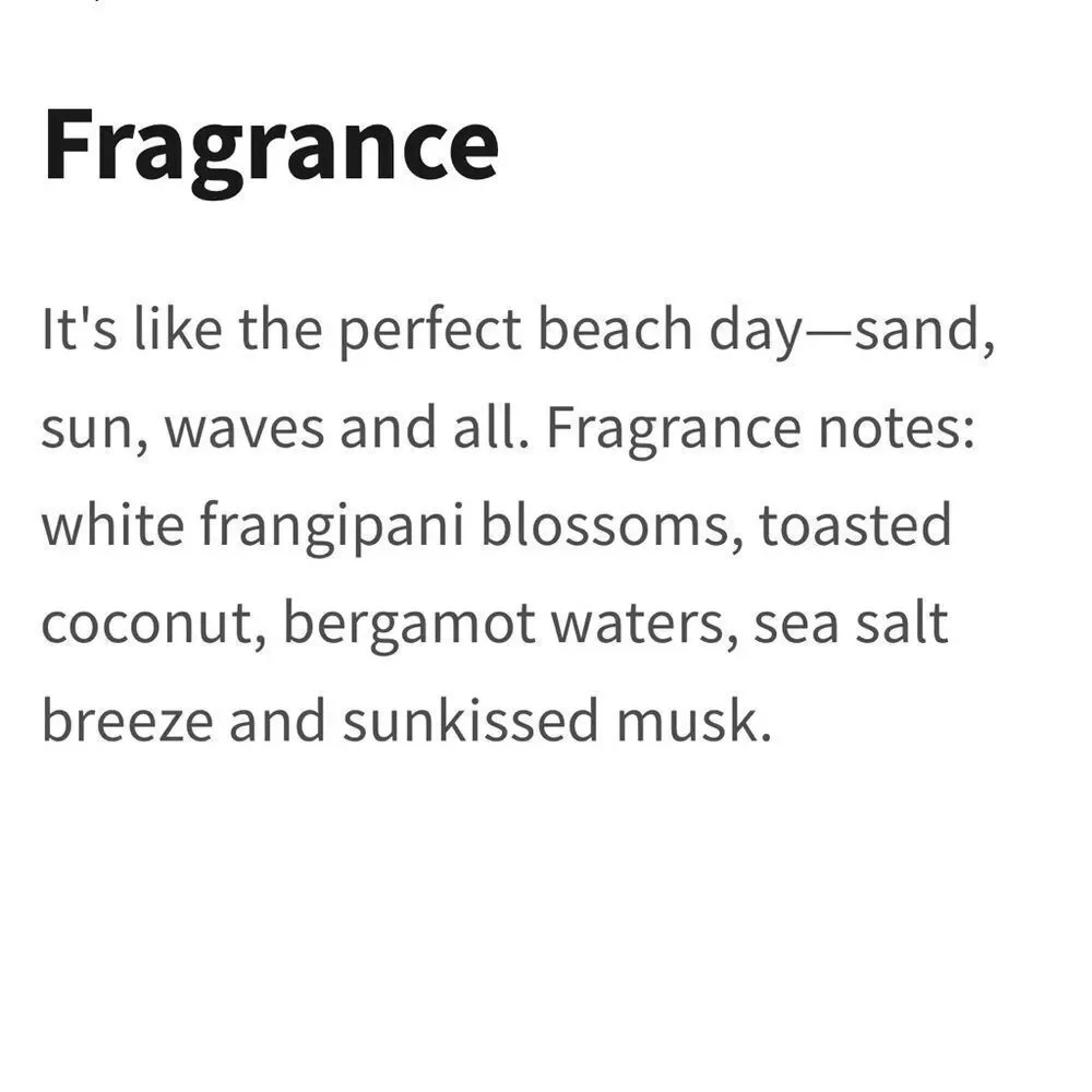 BBW At The Beach Body Cream Set of 2 NWT
